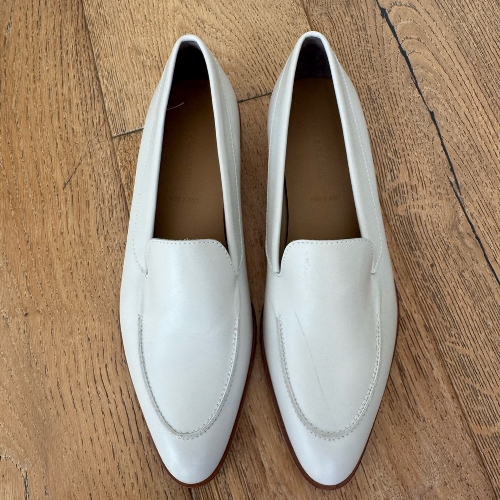 *NEW* Everlane Made in Italy Cream Loafers for Women